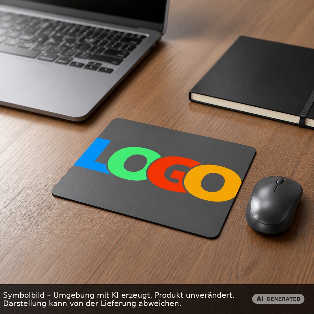 Mouse-Pad "Omega" als Werbeartikel mit Logo bedrucken