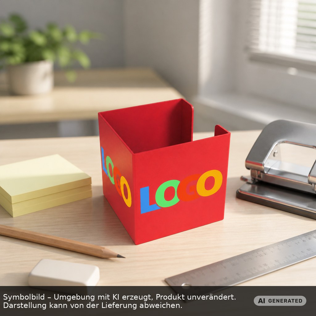 Zettelbox "Alpha" als Werbeartikel mit Logo bedrucken