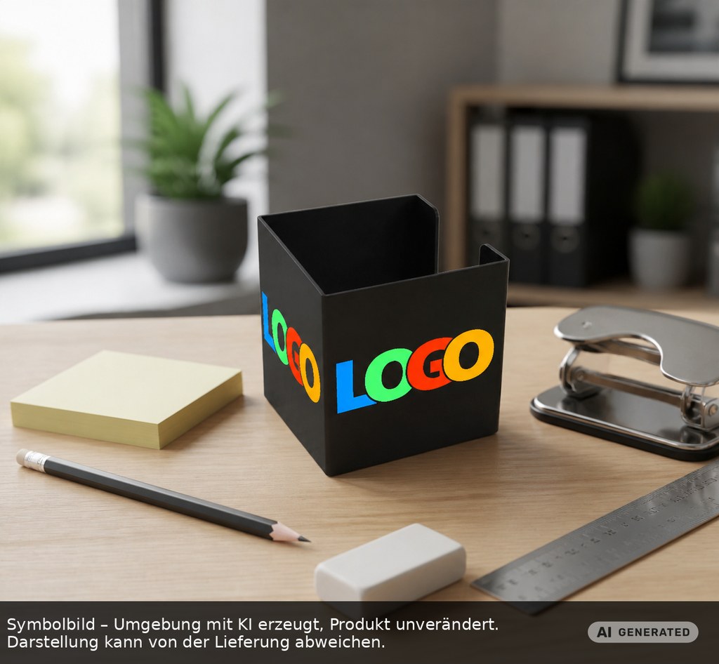 Zettelbox "Alpha" als Werbeartikel mit Logo bedrucken