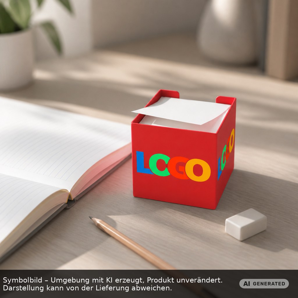 Zettelbox "Alpha" als Werbeartikel mit Logo bedrucken