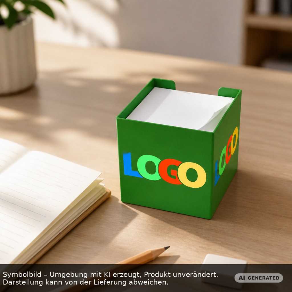 Zettelbox "Alpha" als Werbeartikel mit Logo bedrucken