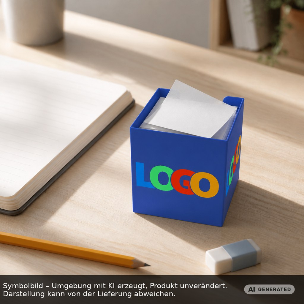 Zettelbox "Alpha" als Werbeartikel mit Logo bedrucken