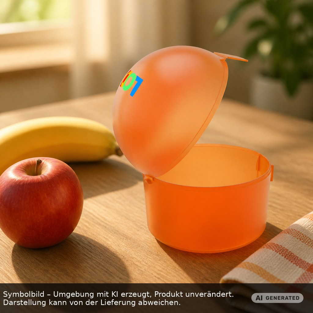 Obstdose als Werbeartikel mit Logo bedrucken