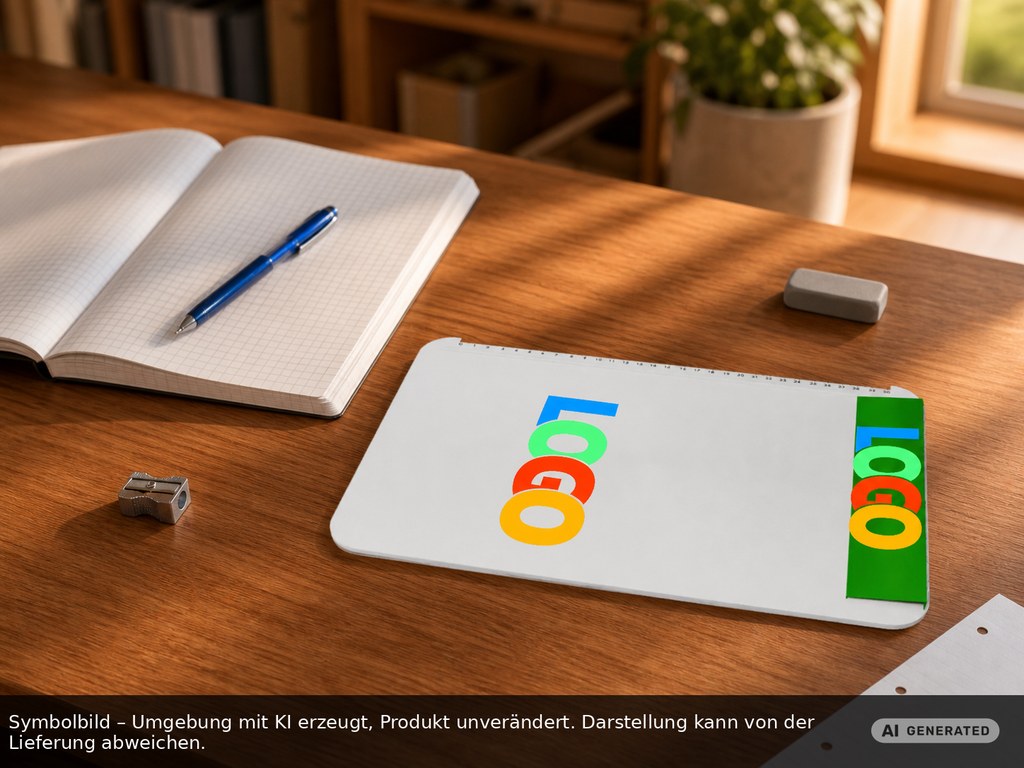 Klemmbrett DIN A4 "Alpha" als Werbeartikel mit Logo bedrucken