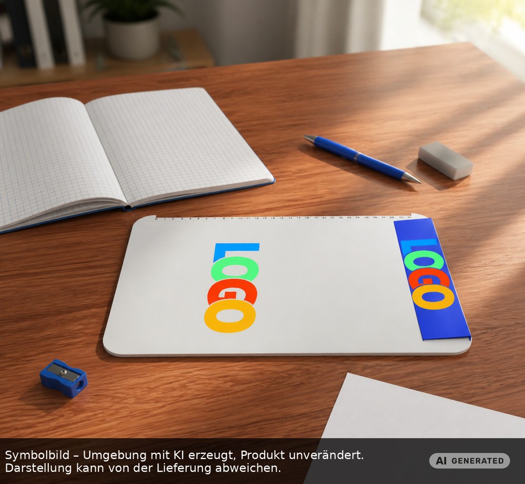 Klemmbrett DIN A4 "Alpha" als Werbeartikel mit Logo bedrucken