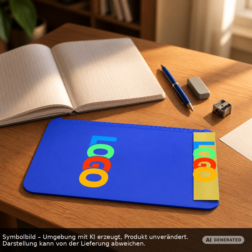 Klemmbrett DIN A4 "Alpha" als Werbeartikel mit Logo bedrucken