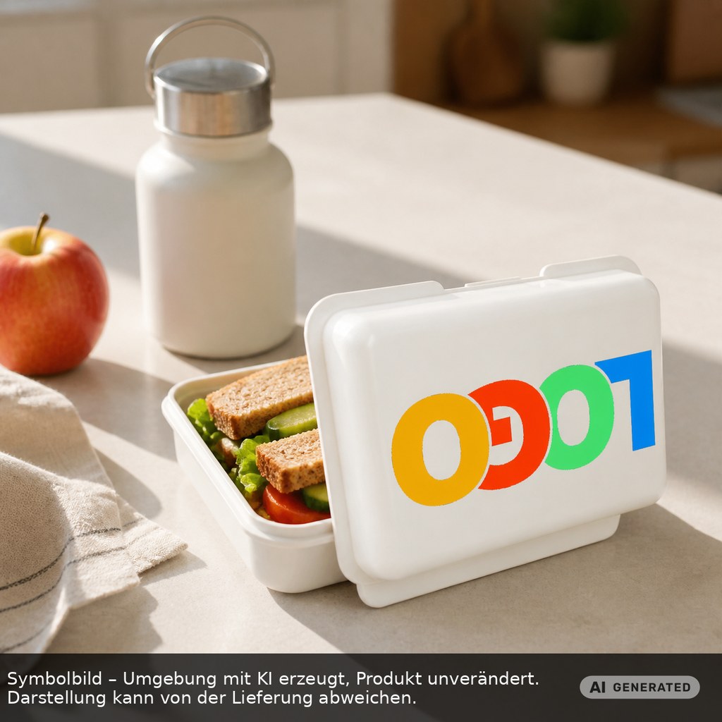 Brotdose/Butterdose als Werbeartikel mit Logo bedrucken