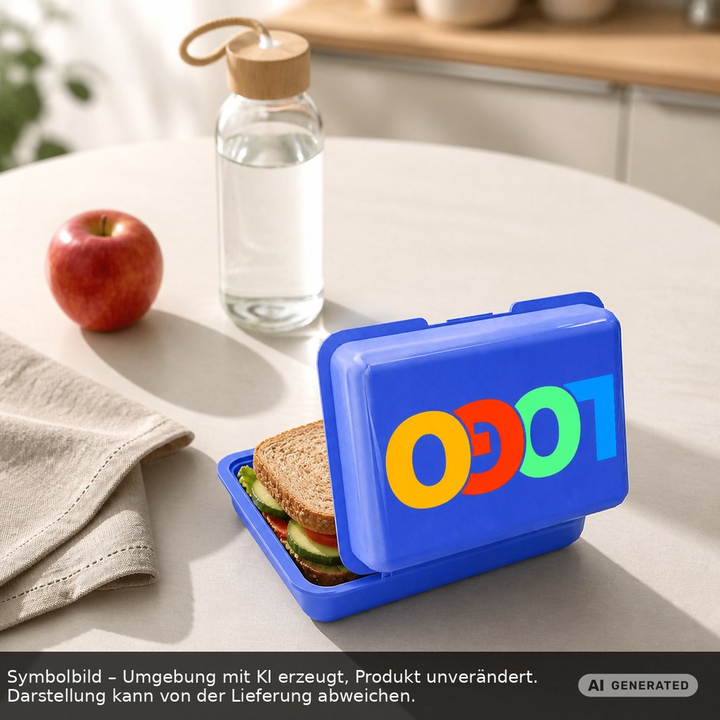 Brotdose/Butterdose als Werbeartikel mit Logo bedrucken