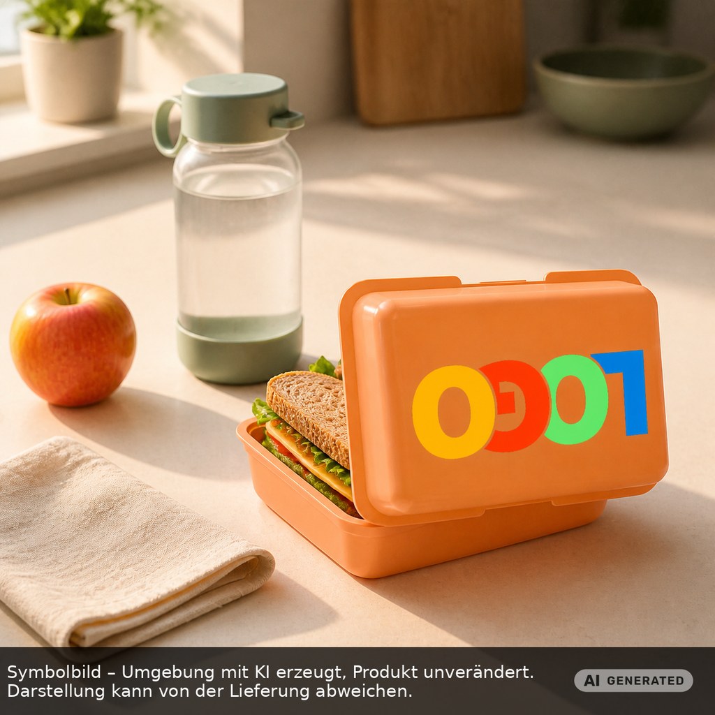 Brotdose/Butterdose als Werbeartikel mit Logo bedrucken