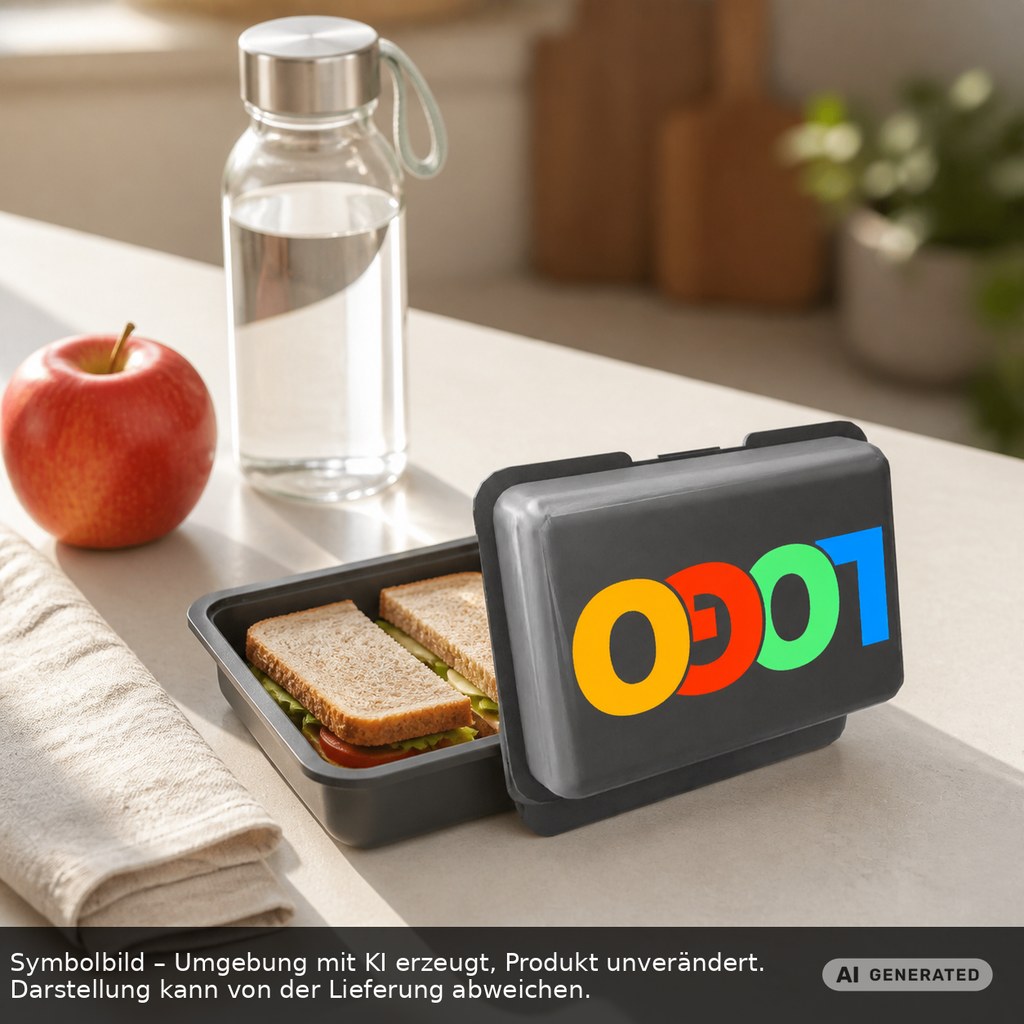 Brotdose/Butterdose als Werbeartikel mit Logo bedrucken