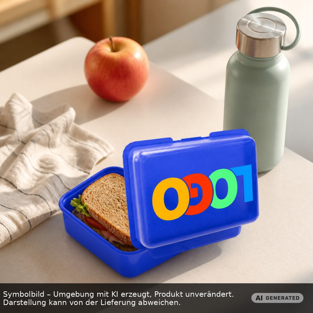 Brotdose/Butterdose als Werbeartikel mit Logo bedrucken