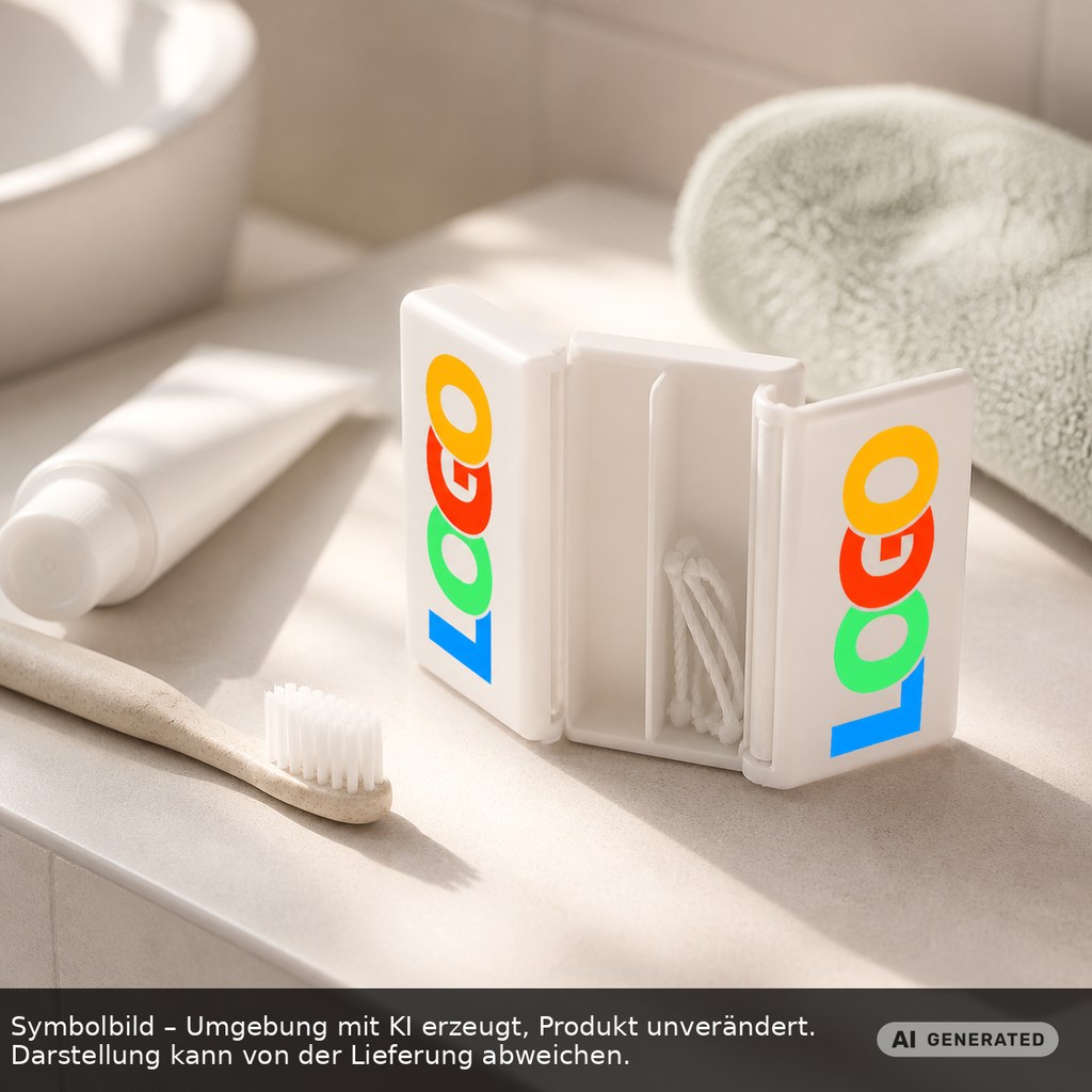Pillendose "Beta" als Werbeartikel mit Logo bedrucken