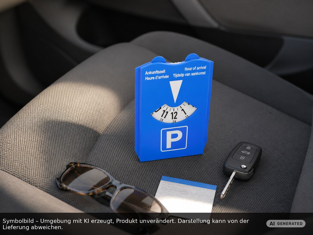 Parkscheibe "Alpha Duo" als Werbeartikel mit Logo bedrucken