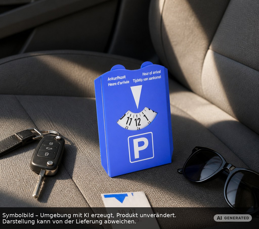 Parkscheibe "Alpha Duo" als Werbeartikel mit Logo bedrucken