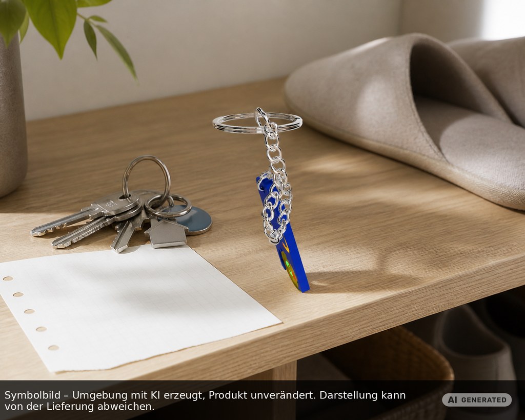 Chiphalter mit 1€-Chip "Alpha" als Werbeartikel mit Logo bedrucken
