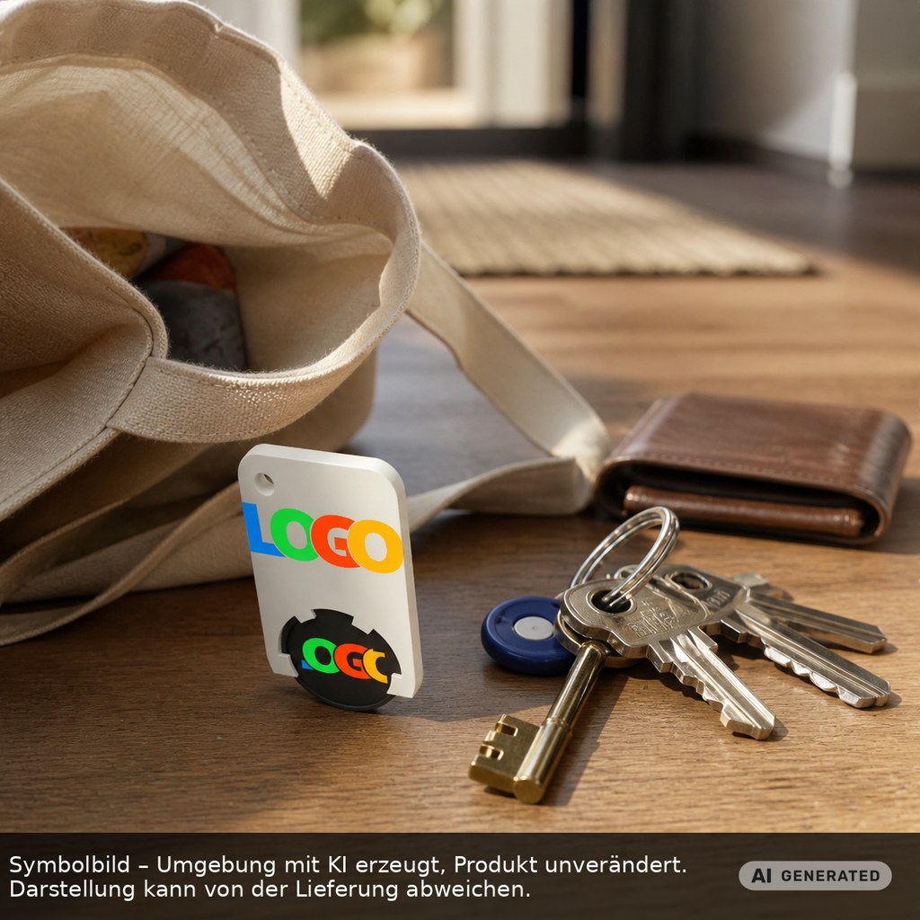 Chiphalter mit 1€-Chip "Beta" als Werbeartikel mit Logo bedrucken