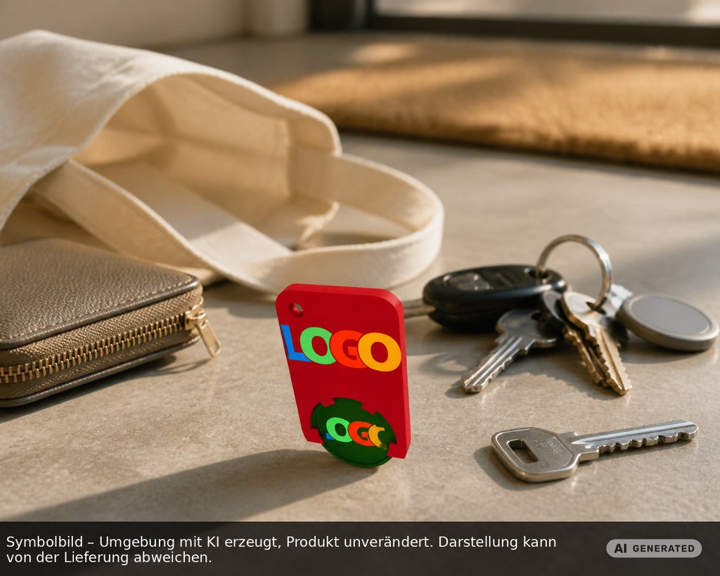 Chiphalter mit 1€-Chip "Beta" als Werbeartikel mit Logo bedrucken