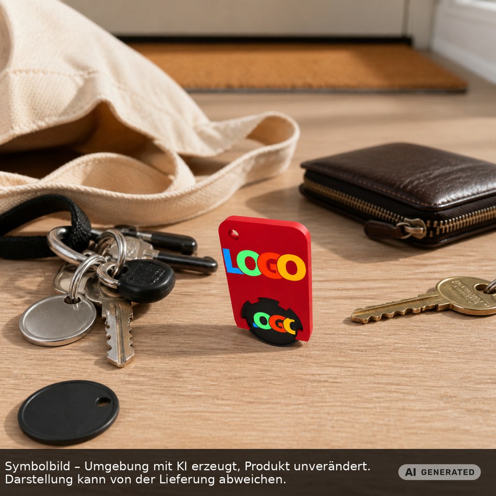 Chiphalter mit 1€-Chip "Beta" als Werbeartikel mit Logo bedrucken