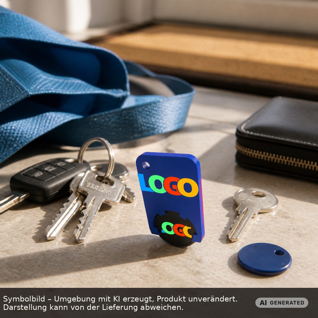 Chiphalter mit 1€-Chip "Beta" als Werbeartikel mit Logo bedrucken
