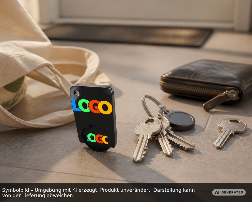 Chiphalter mit 1€-Chip "Beta" als Werbeartikel mit Logo bedrucken