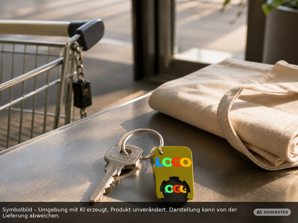 Chiphalter mit 1€-Chip "Beta" als Werbeartikel mit Logo bedrucken