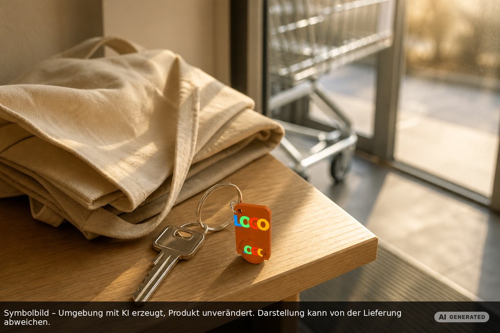 Chiphalter mit 1€-Chip "Beta" als Werbeartikel mit Logo bedrucken