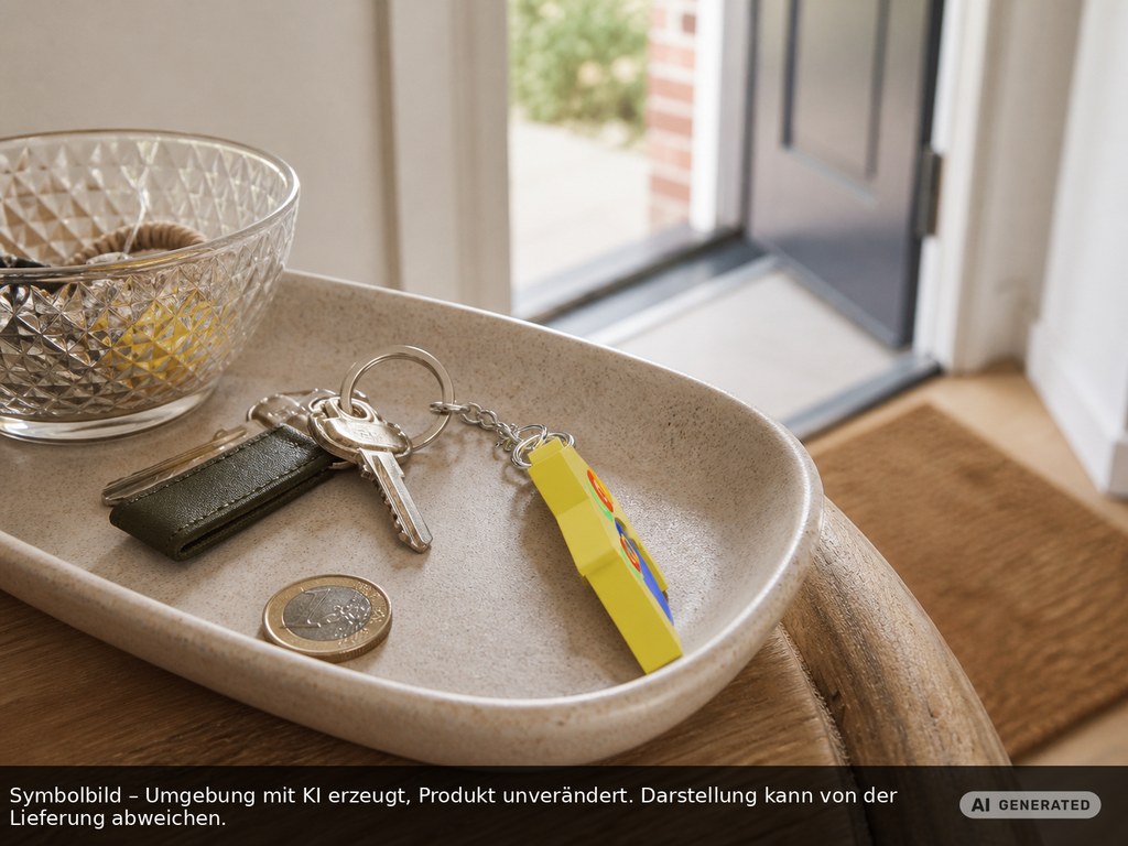 Chiphalter mit 1€-Chip "Haus" als Werbeartikel mit Logo bedrucken