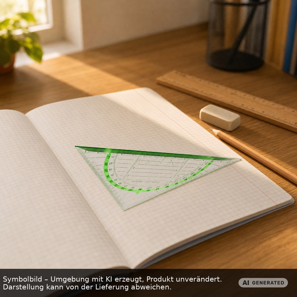Geodreieck als Werbeartikel mit Logo bedrucken