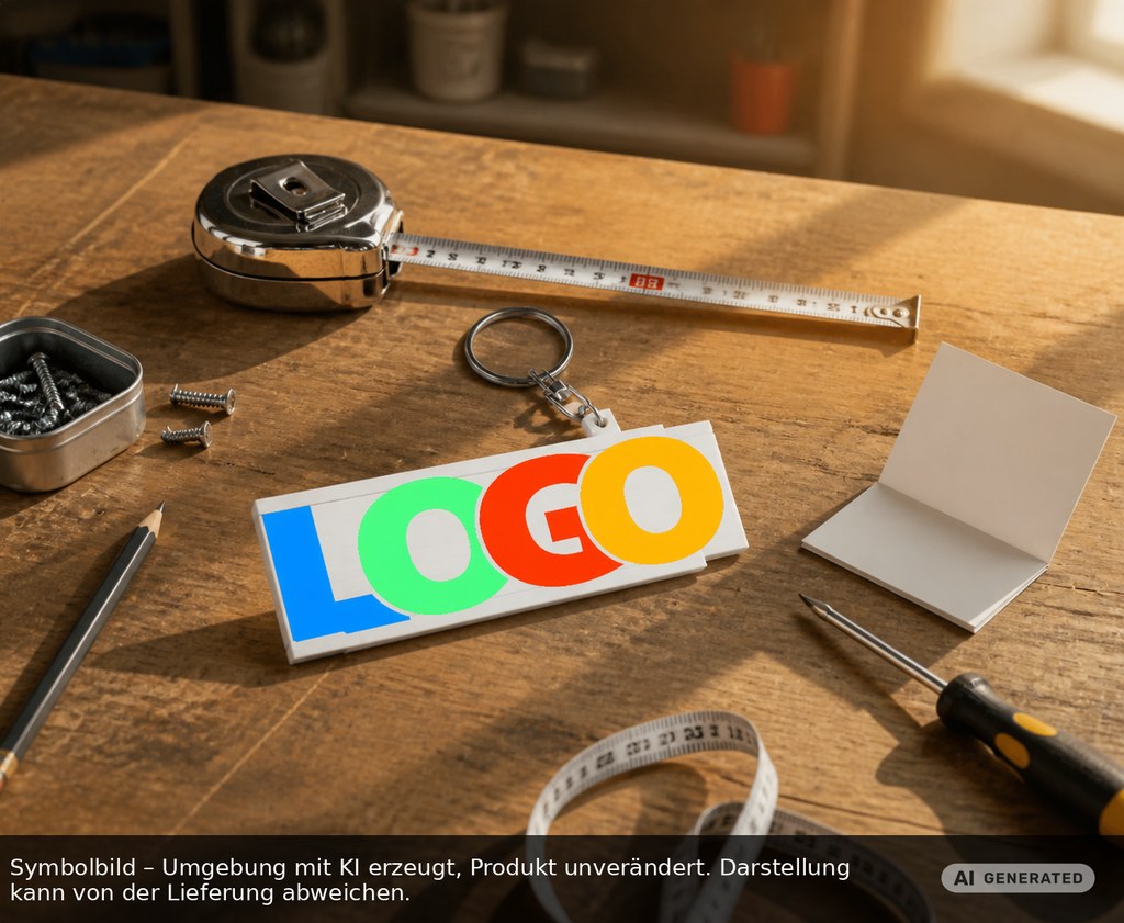Zollstock Kunststoff, mini als Werbeartikel mit Logo bedrucken