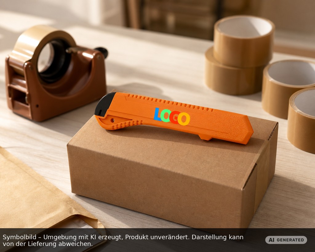 Cutter "Alpha" als Werbeartikel mit Logo bedrucken