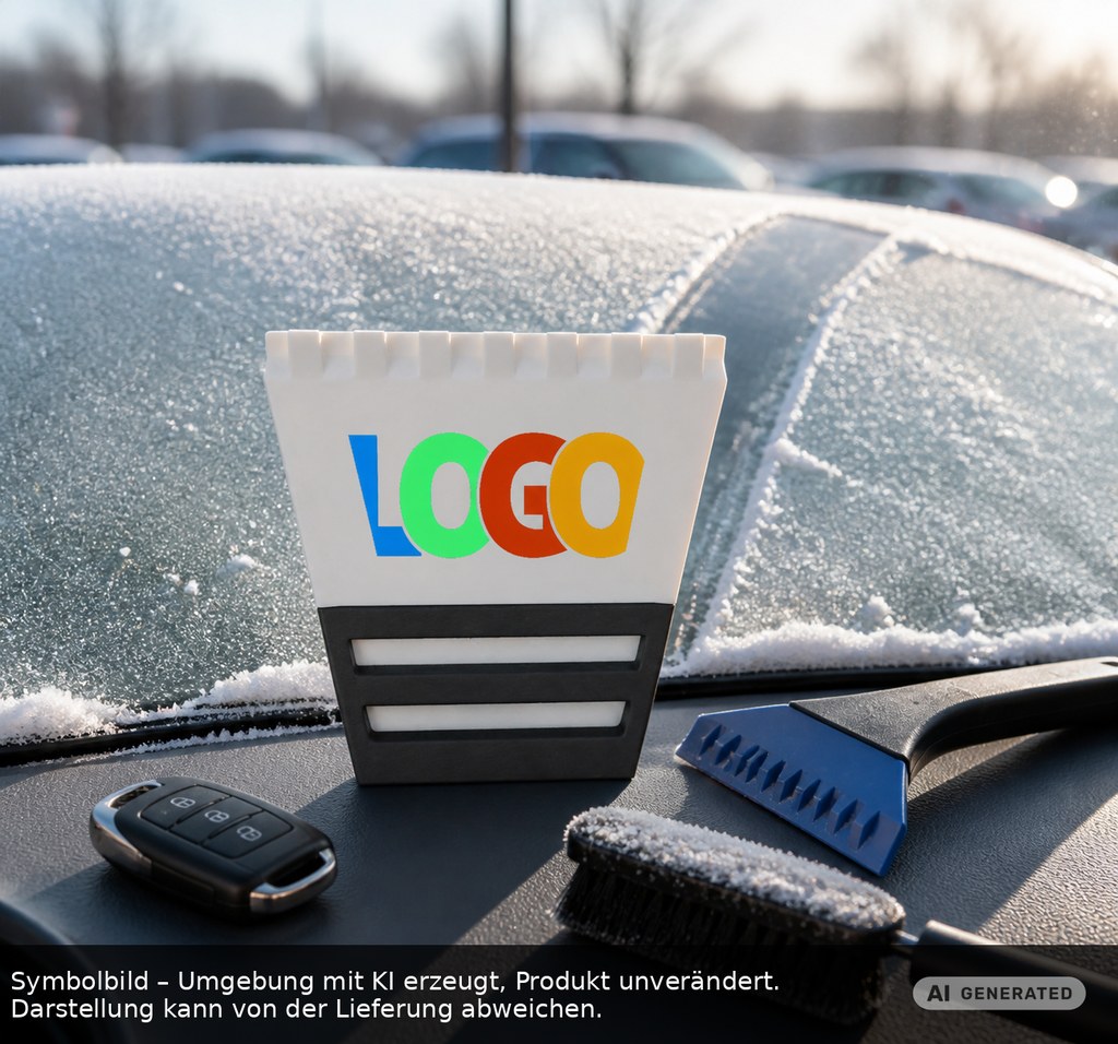 Eiskratzer und Eisbrecher als Werbeartikel mit Logo bedrucken