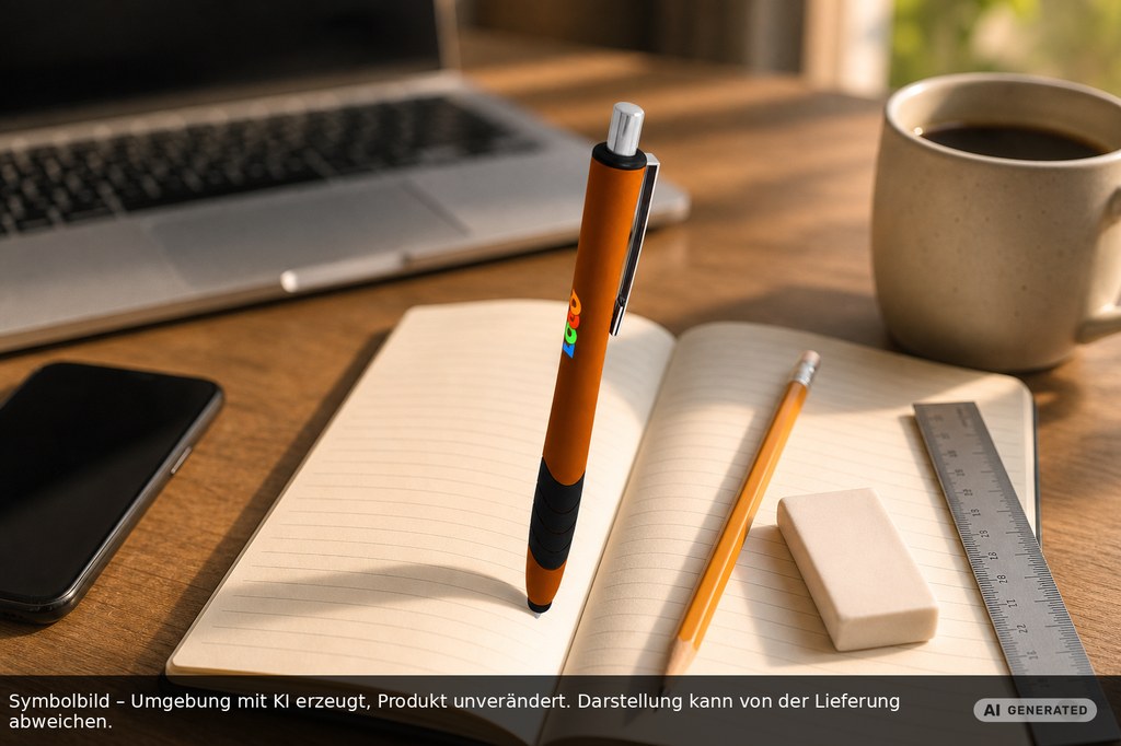 Touchscreen-Druckkugelschreiber "Atlas" als Werbeartikel mit Logo bedrucken