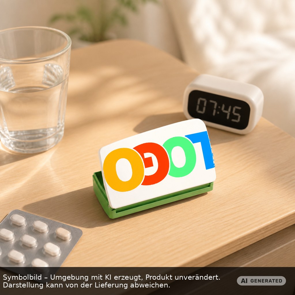 Pillendose "Alpha" als Werbeartikel mit Logo bedrucken