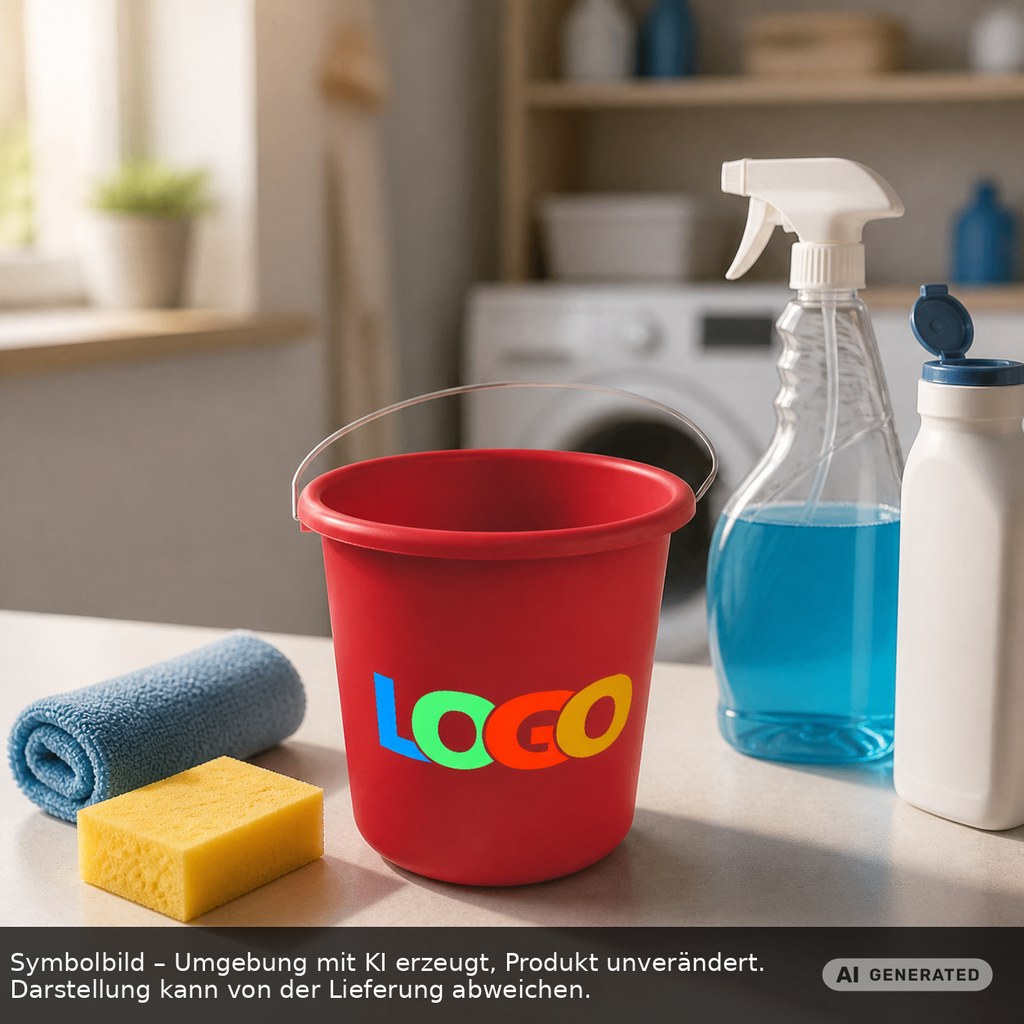 Eimer 10 l als Werbeartikel mit Logo bedrucken