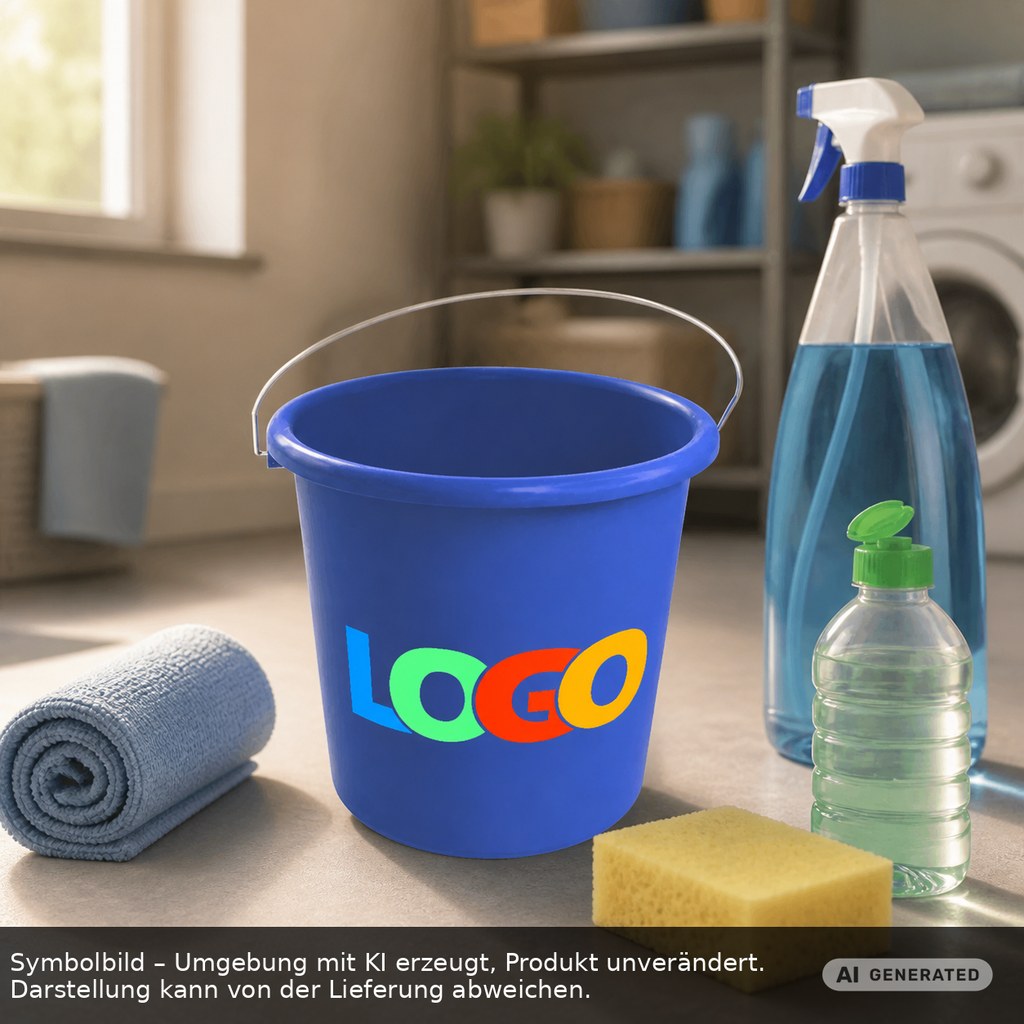 Eimer 10 l als Werbeartikel mit Logo bedrucken
