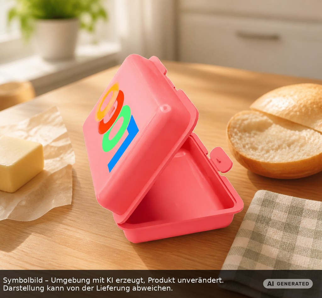 Brotdose/Butterdose - EXPRESSDRUCK als Werbeartikel mit Logo bedrucken
