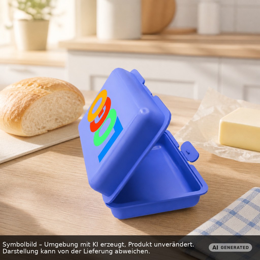 Brotdose/Butterdose - EXPRESSDRUCK als Werbeartikel mit Logo bedrucken