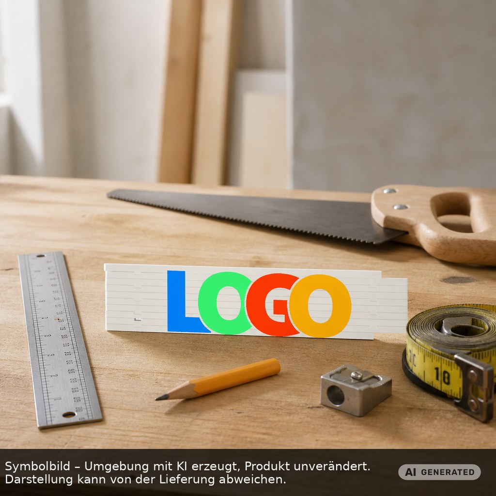 Kunststoff-Zollstock, midi - EXPRESSDRUCK als Werbeartikel mit Logo bedrucken