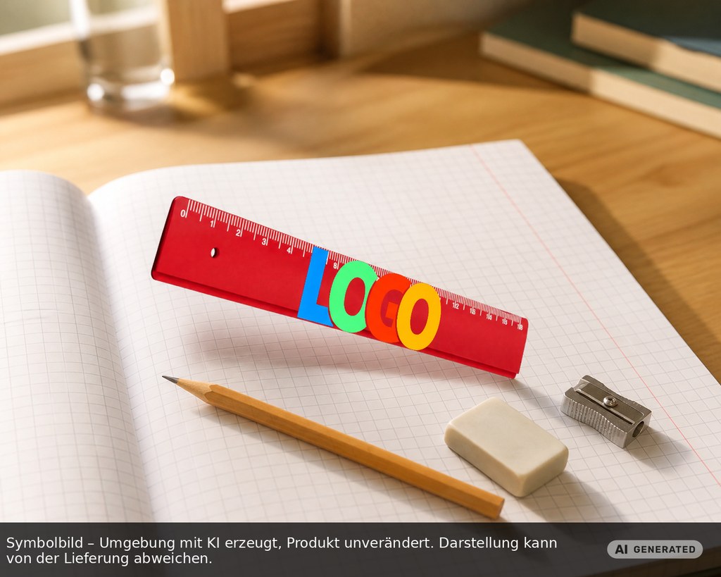 Lineal 16 cm - EXPRESSDRUCK als Werbeartikel mit Logo bedrucken