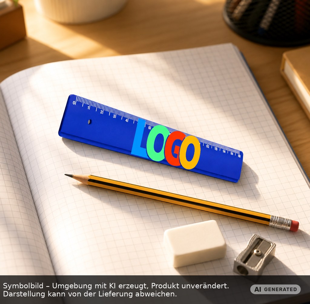 Lineal 16 cm - EXPRESSDRUCK als Werbeartikel mit Logo bedrucken