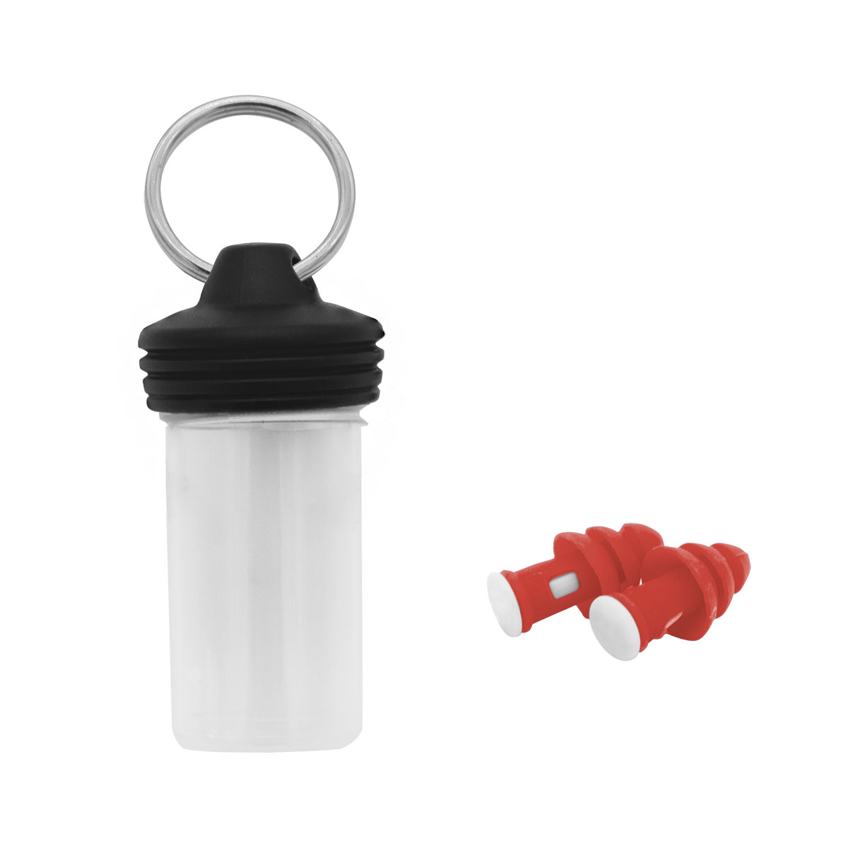 SaveRave MR10 Sport in transparenter Dose als Werbeartikel mit Logo bedrucken